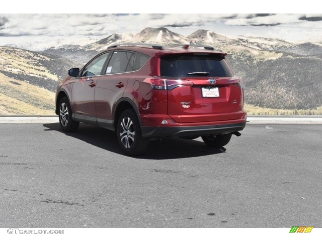 2018 RAV4 LE - Ruby Flare Pearl / Black photo #3
