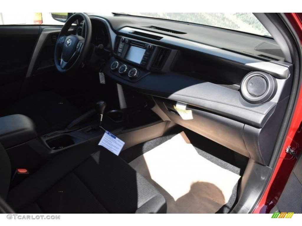 2018 RAV4 LE - Ruby Flare Pearl / Black photo #10