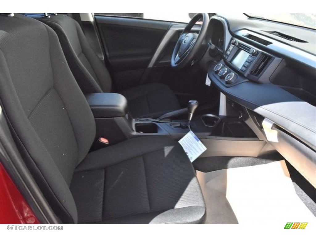 2018 RAV4 LE - Ruby Flare Pearl / Black photo #11