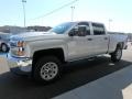 Silver Ice Metallic - Silverado 3500HD Work Truck Crew Cab 4x4 Photo No. 7