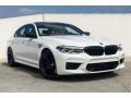 Alpine White 2019 BMW M5 Competition Exterior