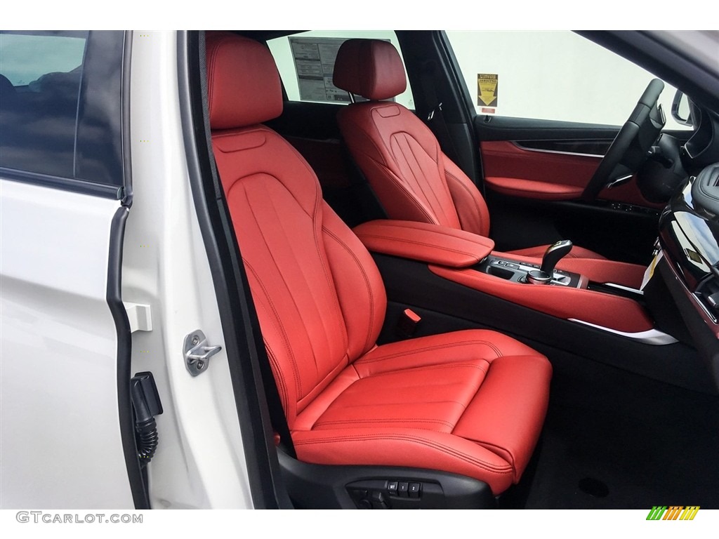 Coral Red/Black Interior 2019 BMW X6 xDrive50i Photo #129204893