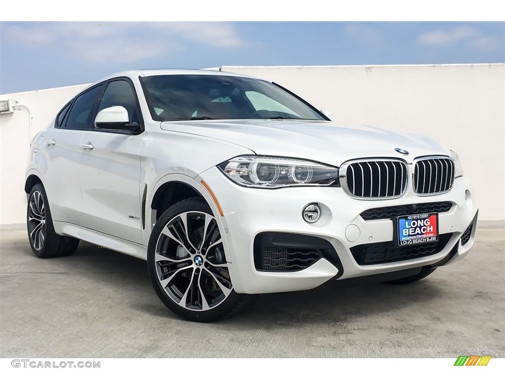 Mineral White Metallic 2019 BMW X6 xDrive50i Exterior Photo #129205046