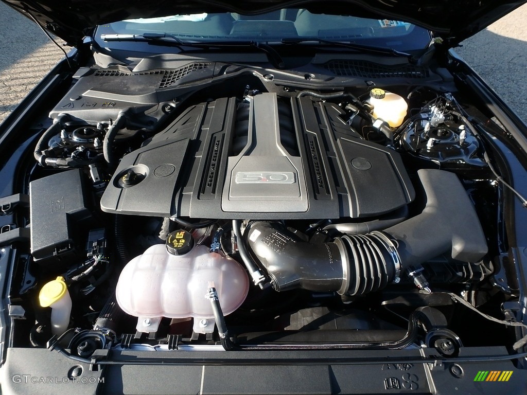 2019 Ford Mustang GT Fastback 5.0 Liter DOHC 32-Valve Ti-VCT V8 Engine Photo #129205286