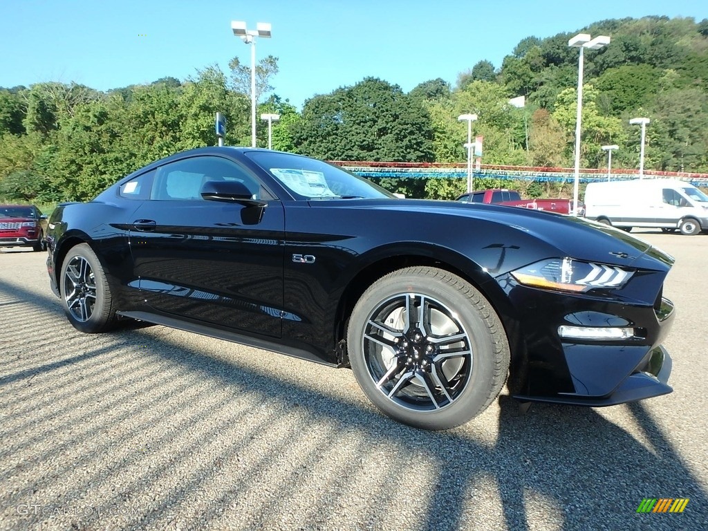 Shadow Black 2019 Ford Mustang GT Fastback Exterior Photo #129205331