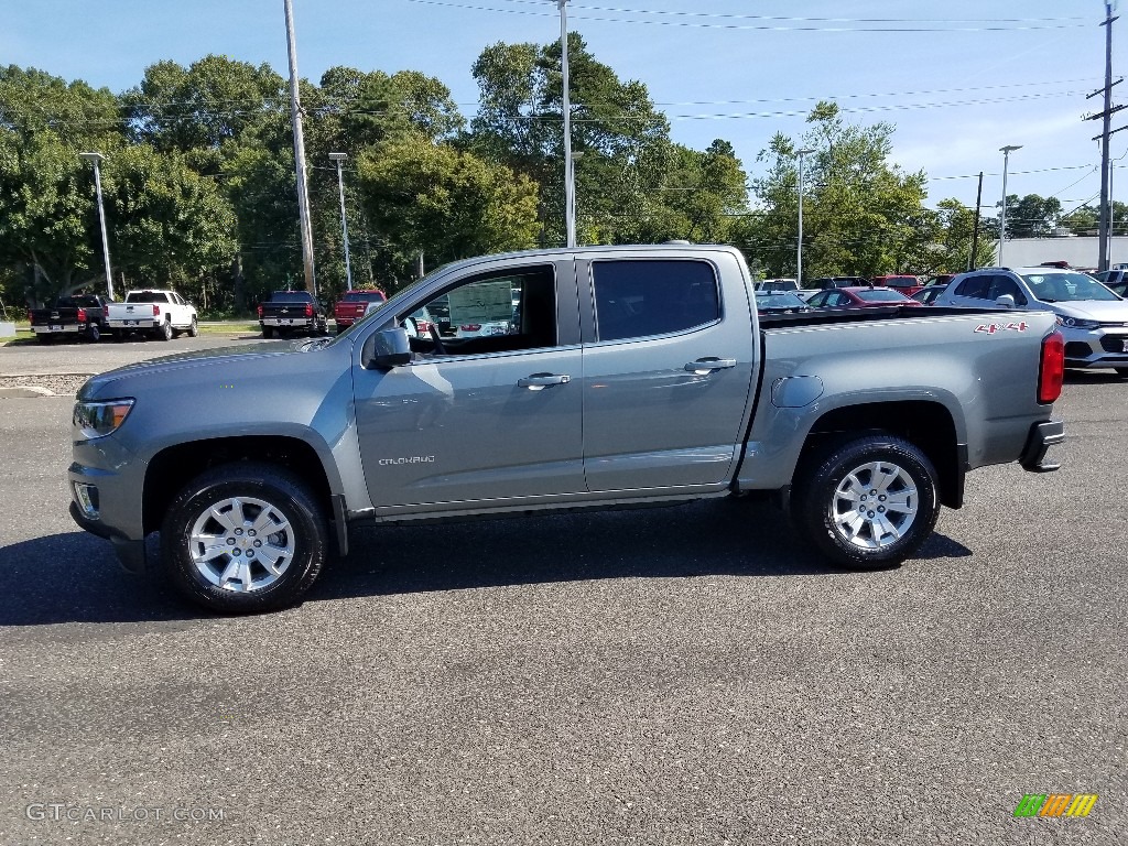 2019 Colorado LT Crew Cab 4x4 - Satin Steel Metallic / Jet Black photo #3