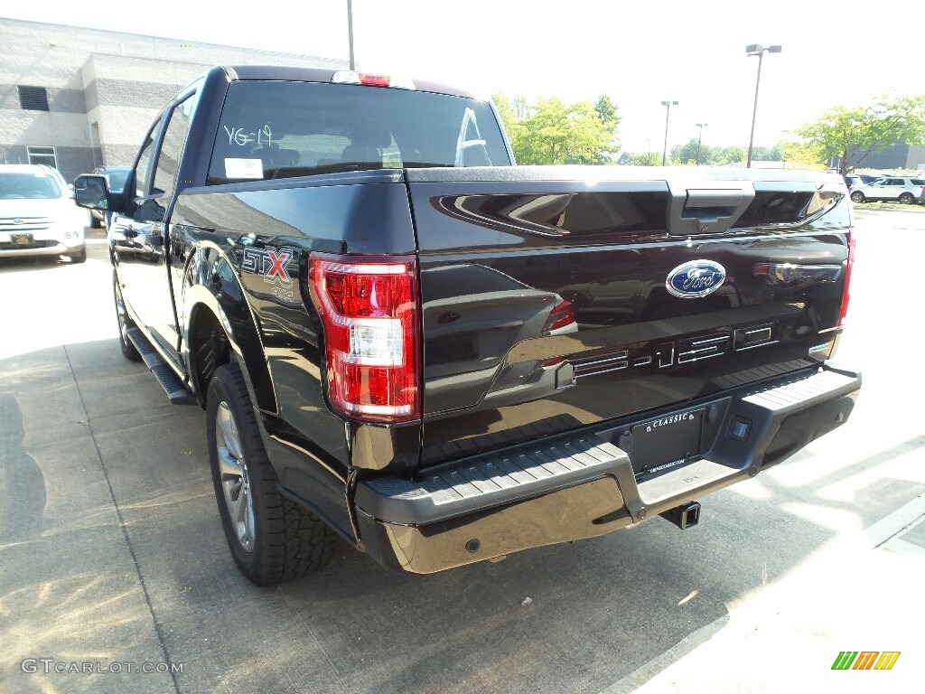 2018 F150 XLT SuperCrew 4x4 - Magma Red / Earth Gray photo #3