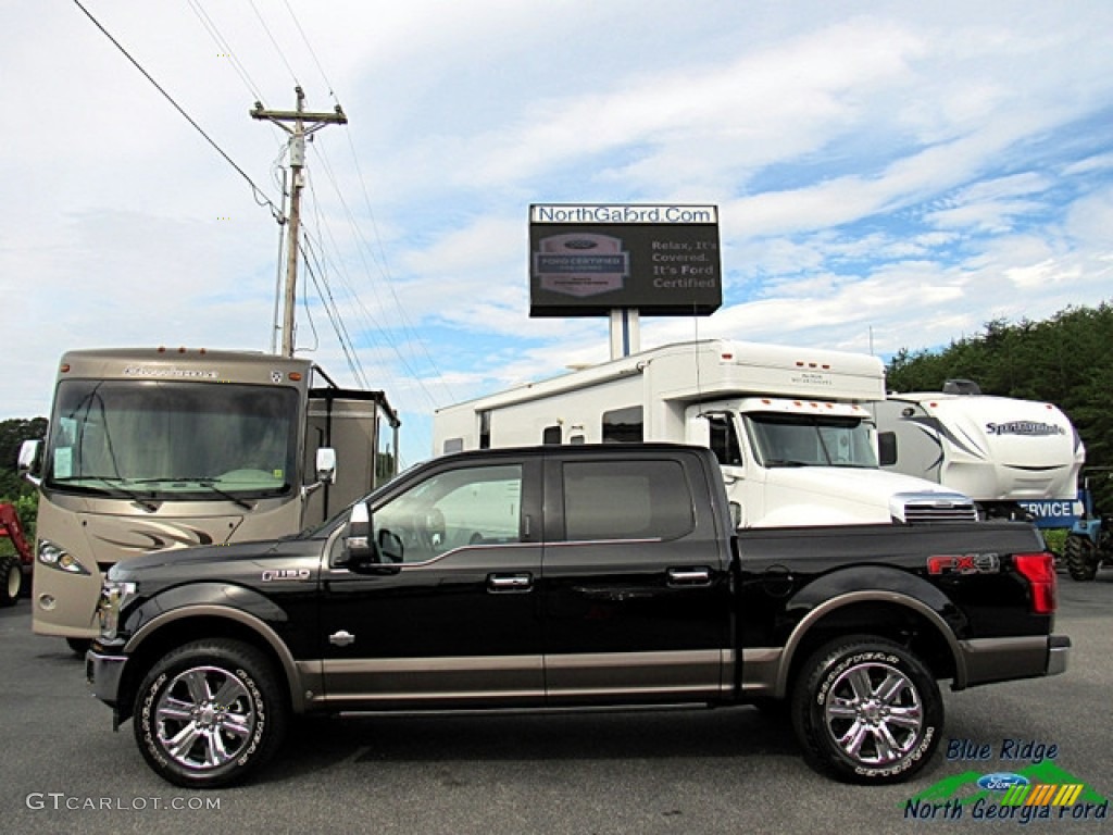 2018 F150 King Ranch SuperCrew 4x4 - Shadow Black / King Ranch Kingsville photo #2