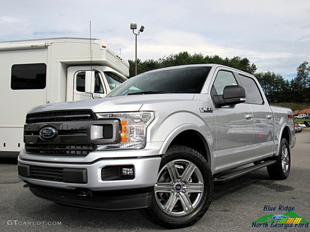 2018 F150 XLT SuperCrew 4x4 - Ingot Silver / Black photo #1