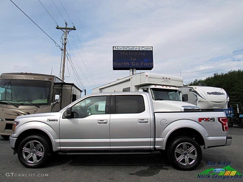 2018 F150 XLT SuperCrew 4x4 - Ingot Silver / Black photo #2