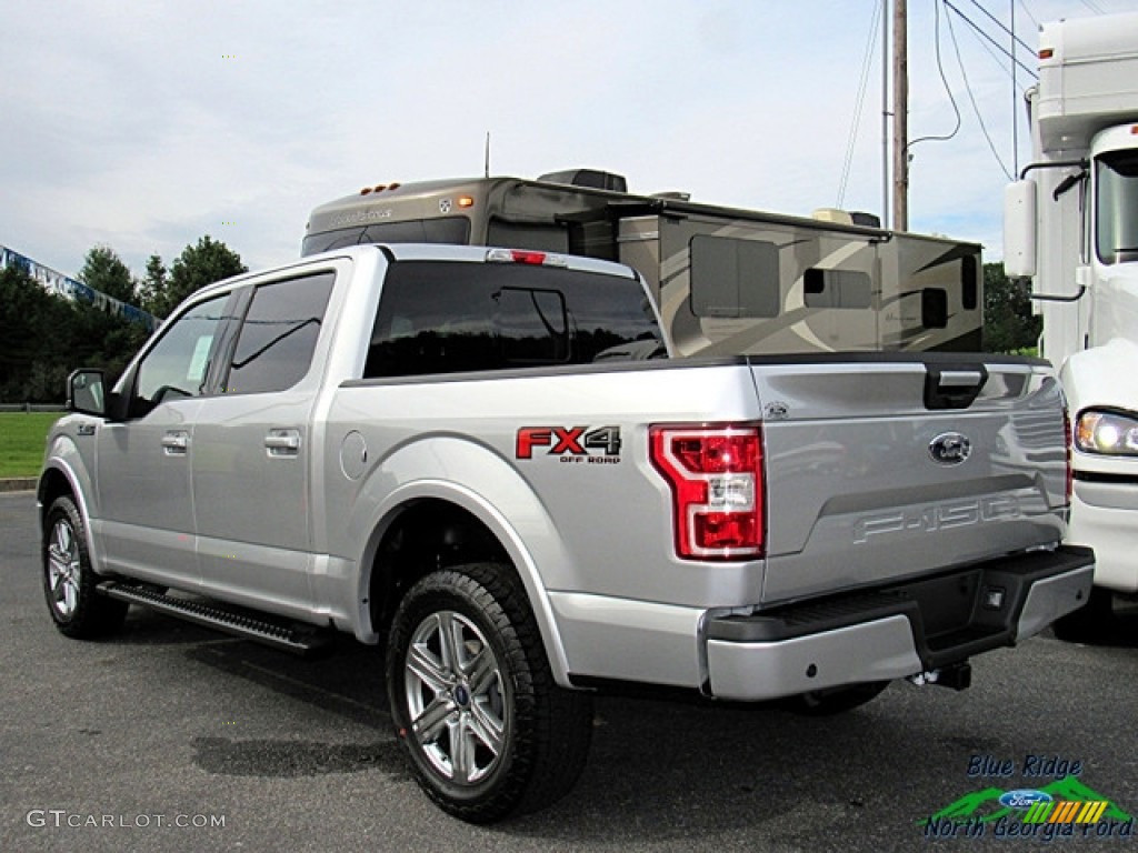 2018 F150 XLT SuperCrew 4x4 - Ingot Silver / Black photo #3