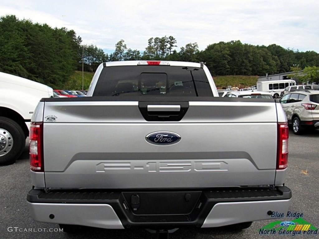 2018 F150 XLT SuperCrew 4x4 - Ingot Silver / Black photo #4