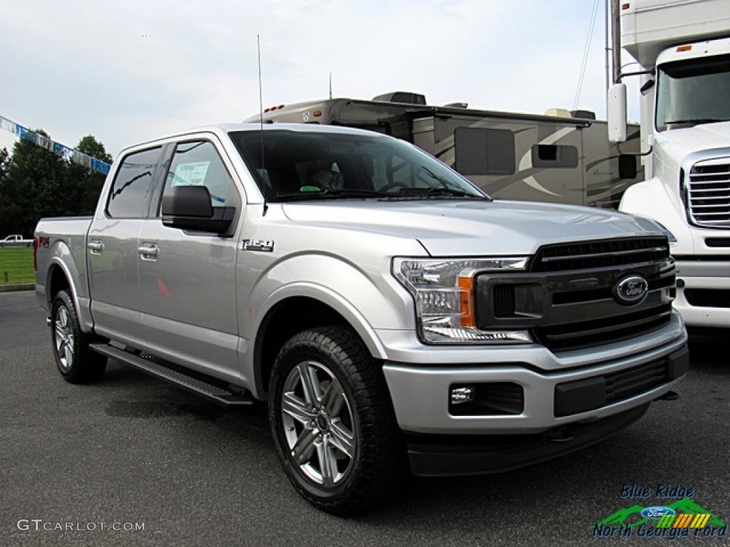 2018 F150 XLT SuperCrew 4x4 - Ingot Silver / Black photo #7