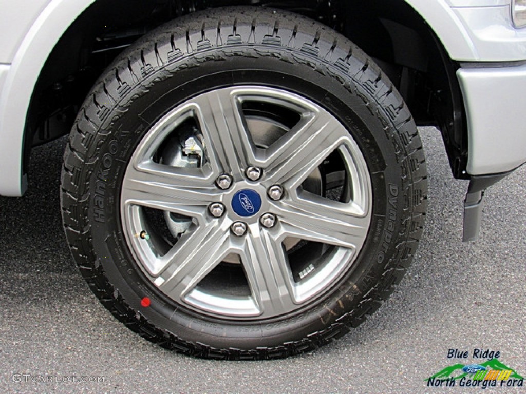 2018 F150 XLT SuperCrew 4x4 - Ingot Silver / Black photo #9