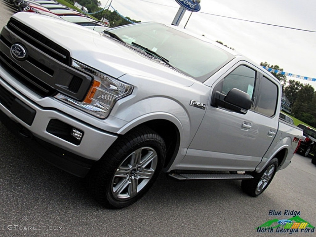 2018 F150 XLT SuperCrew 4x4 - Ingot Silver / Black photo #33