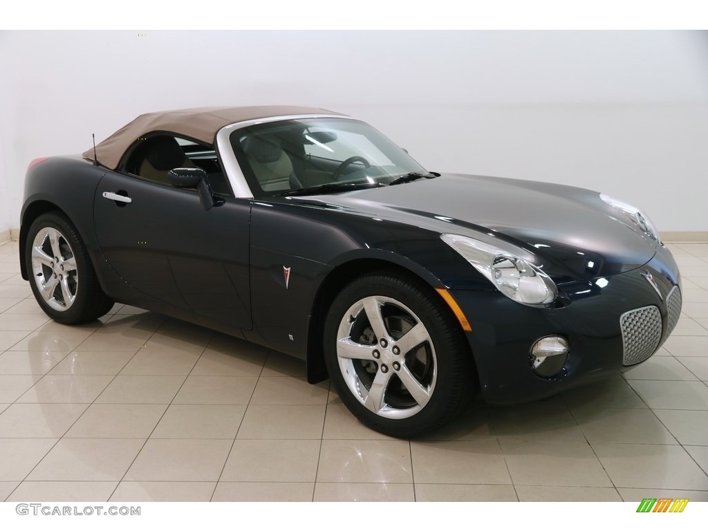 2007 Solstice Roadster - Deep Blue / Steel/Sand photo #2