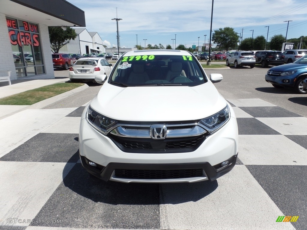 2017 CR-V EX-L - White Diamond Pearl / Ivory photo #2