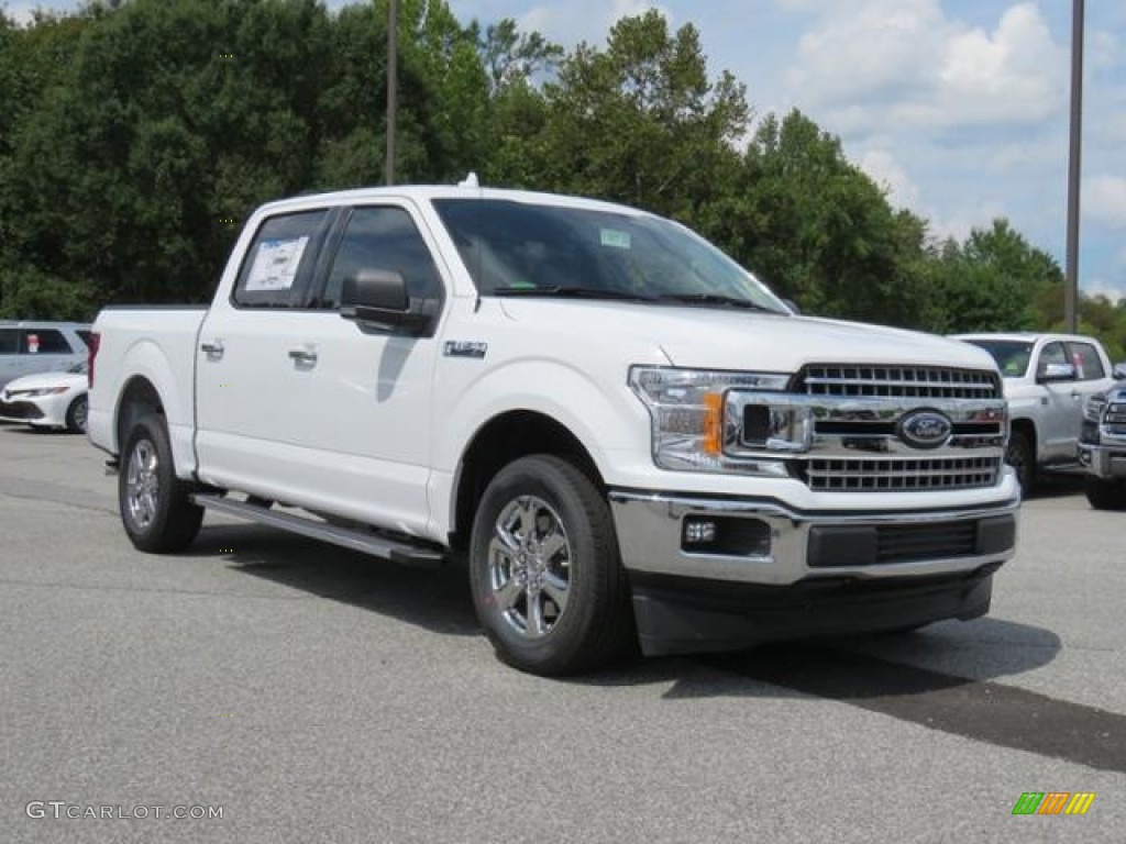 2018 F150 XLT SuperCrew - Oxford White / Earth Gray photo #1