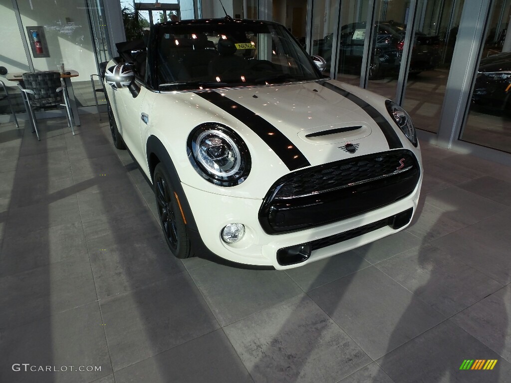 2019 Convertible Cooper S - Pepper White / Carbon Black Lounge Leather photo #1