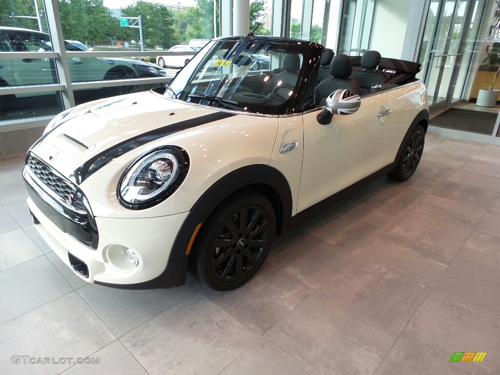 2019 Convertible Cooper S - Pepper White / Carbon Black Lounge Leather photo #3