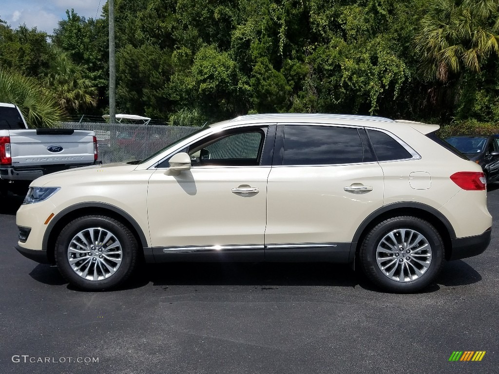 Ivory Pearl Metallic Tri-Coat 2018 Lincoln MKX Select Exterior Photo #129212203