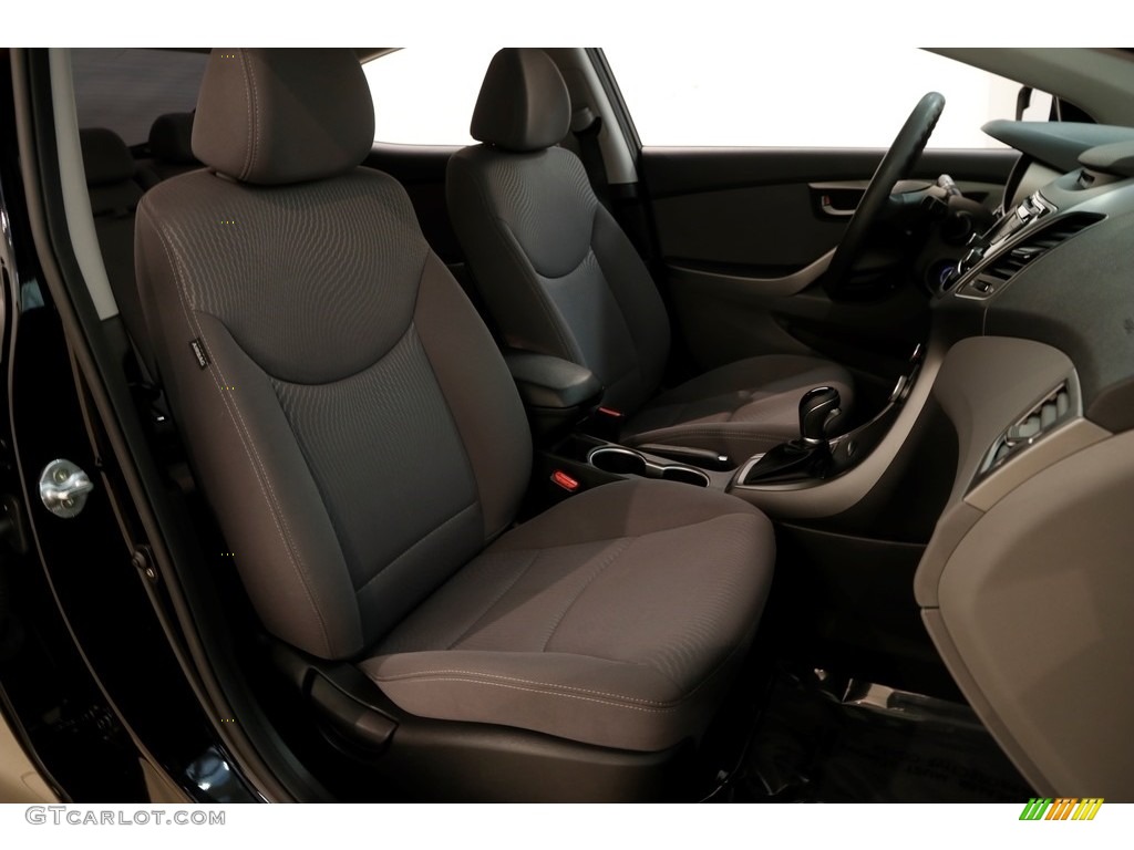 2015 Elantra SE Sedan - Black Diamond / Gray photo #14
