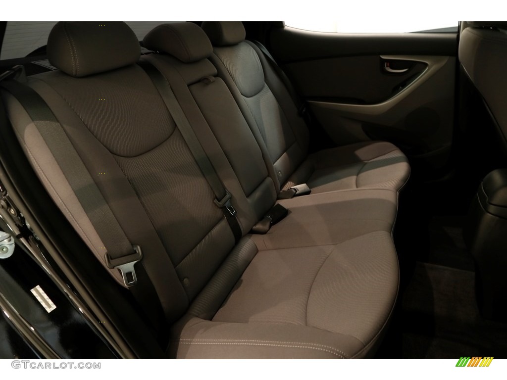 2015 Elantra SE Sedan - Black Diamond / Gray photo #15