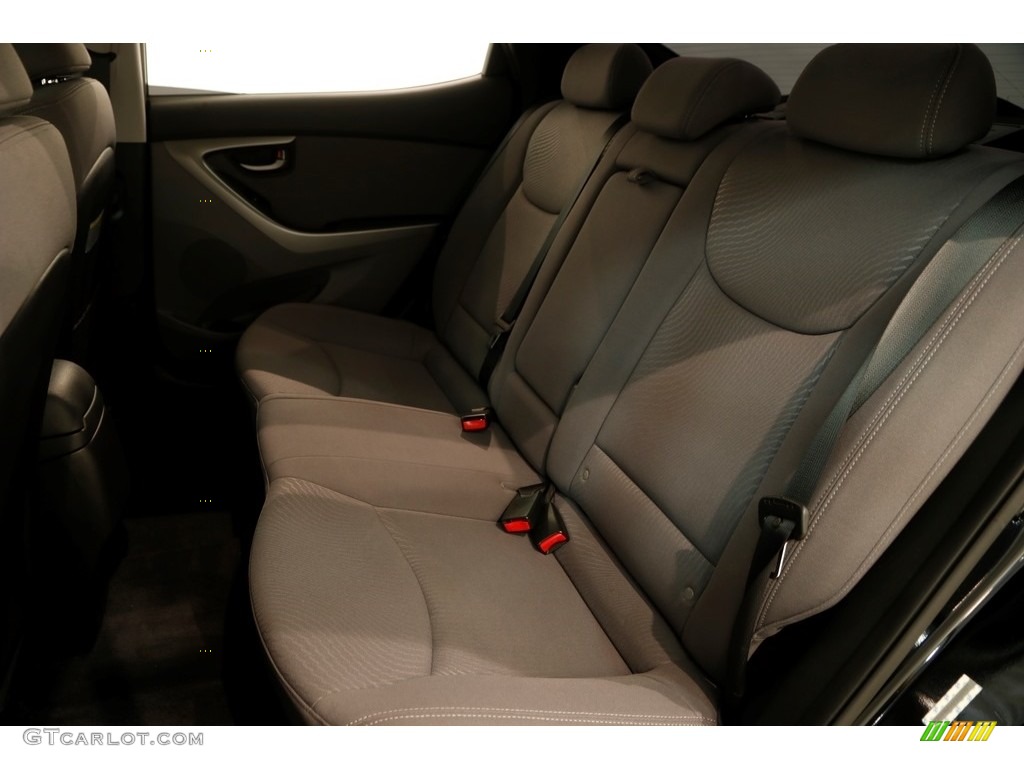 2015 Elantra SE Sedan - Black Diamond / Gray photo #16