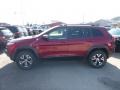 2014 Deep Cherry Red Crystal Pearl Jeep Cherokee Trailhawk 4x4  photo #2