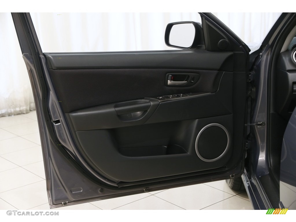 2008 MAZDA3 s Touring Sedan - Galaxy Gray Mica / Black photo #4