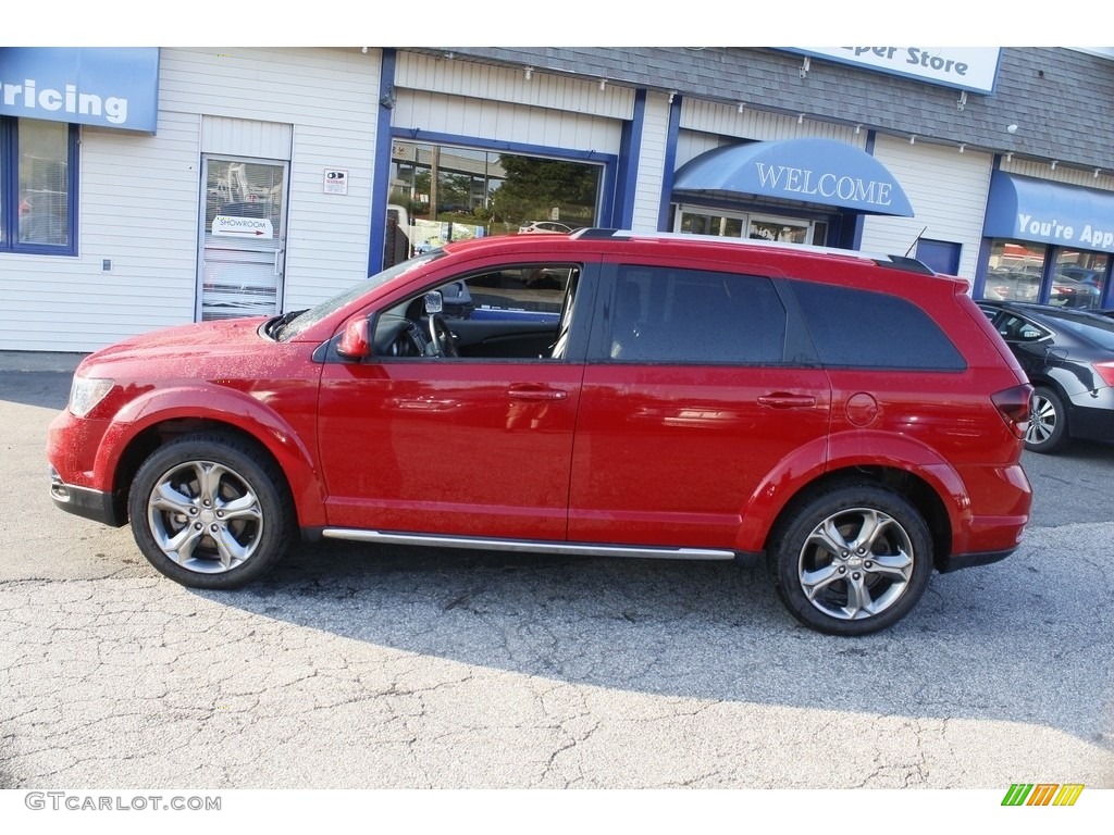 2017 Journey Crossroad AWD - Redline 2K / Black photo #11