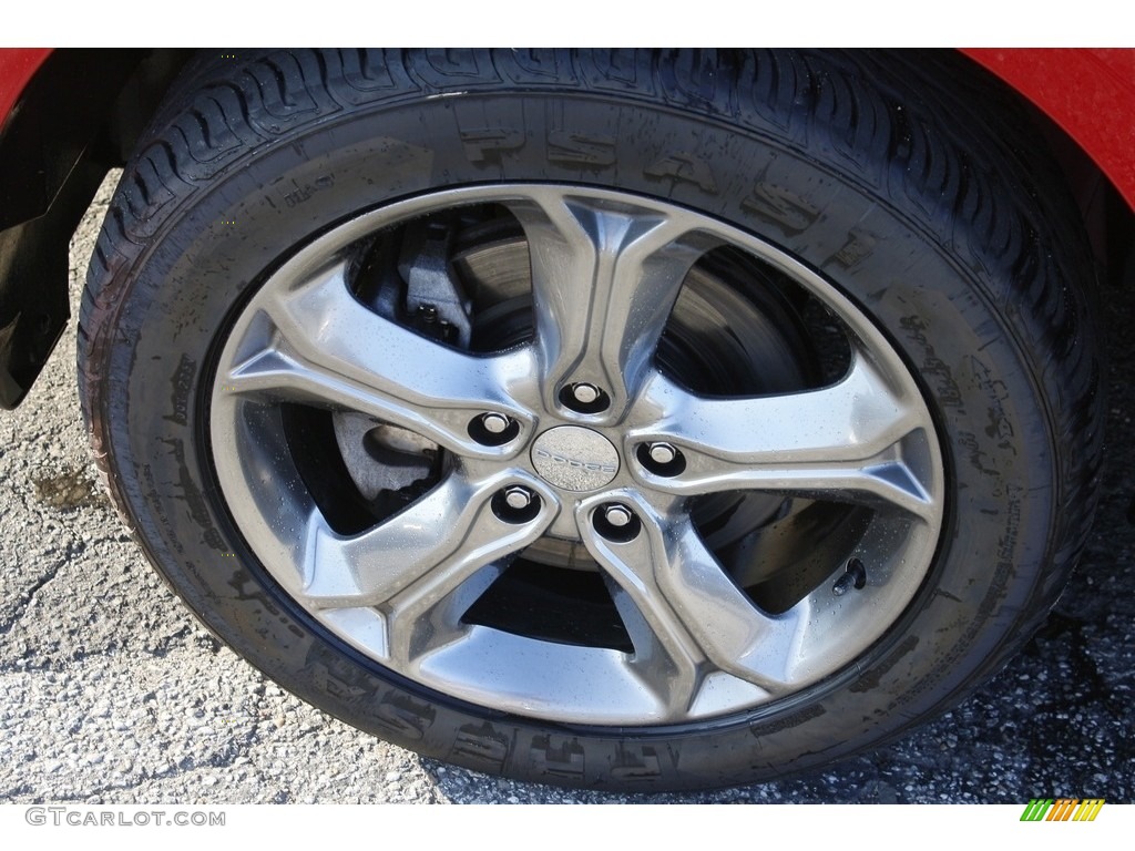 2017 Journey Crossroad AWD - Redline 2K / Black photo #18