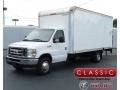 Oxford White 2008 Ford E Series Cutaway E350 Commercial Moving Truck