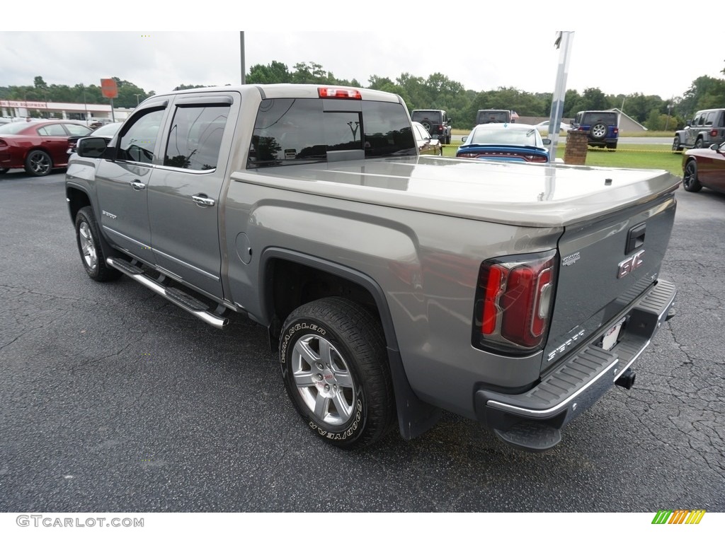 2017 Sierra 1500 SLT Crew Cab 4WD - Pepperdust Metallic / Jet Black photo #11