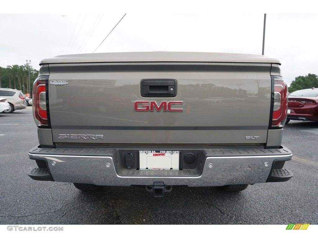 2017 Sierra 1500 SLT Crew Cab 4WD - Pepperdust Metallic / Jet Black photo #12