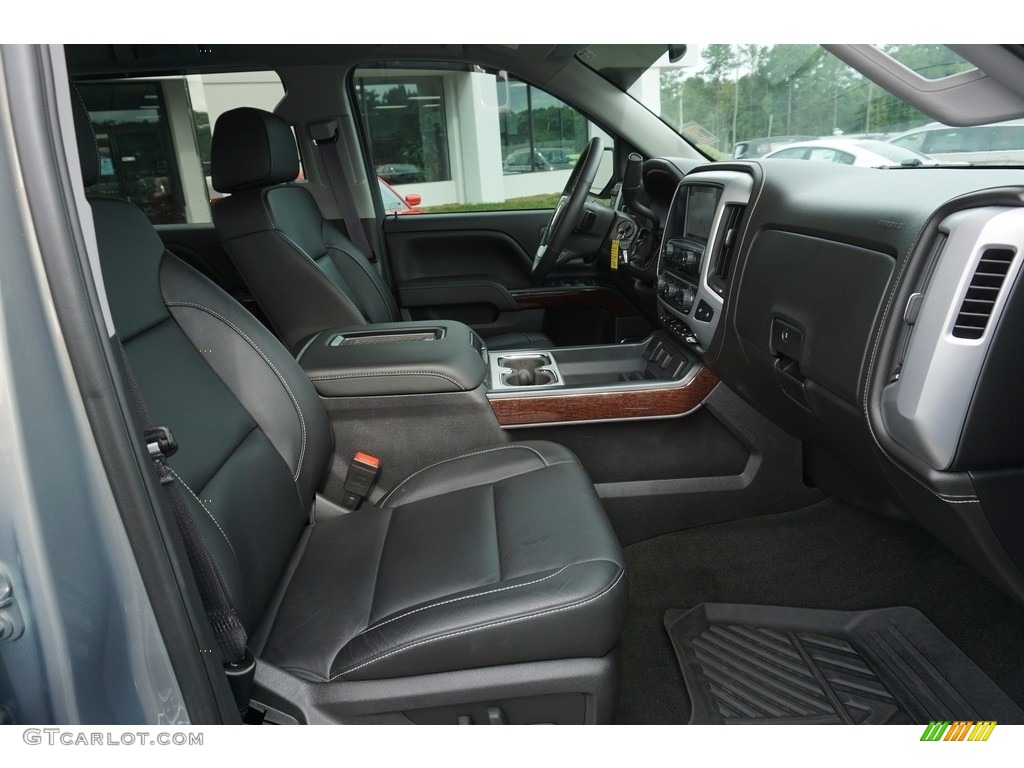 2017 Sierra 1500 SLT Crew Cab 4WD - Pepperdust Metallic / Jet Black photo #15