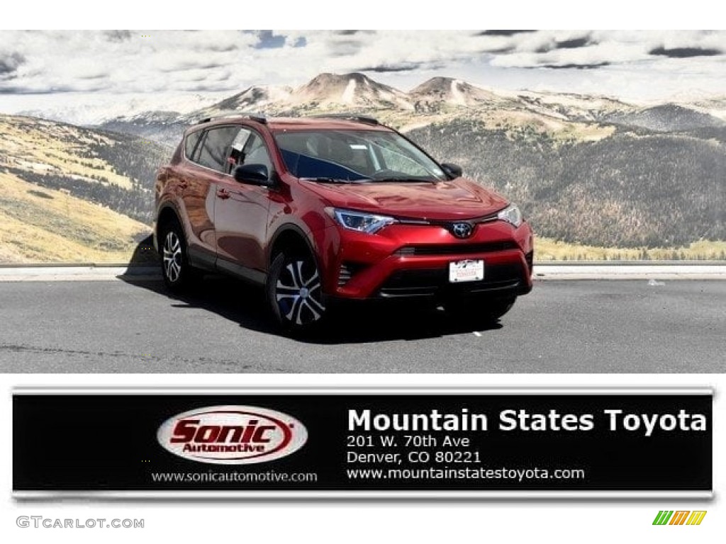 2018 RAV4 LE - Ruby Flare Pearl / Black photo #1