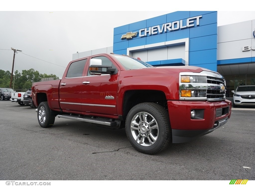 2019 Silverado 2500HD High Country Crew Cab 4WD - Cajun Red Tintcoat / High Country Saddle photo #1