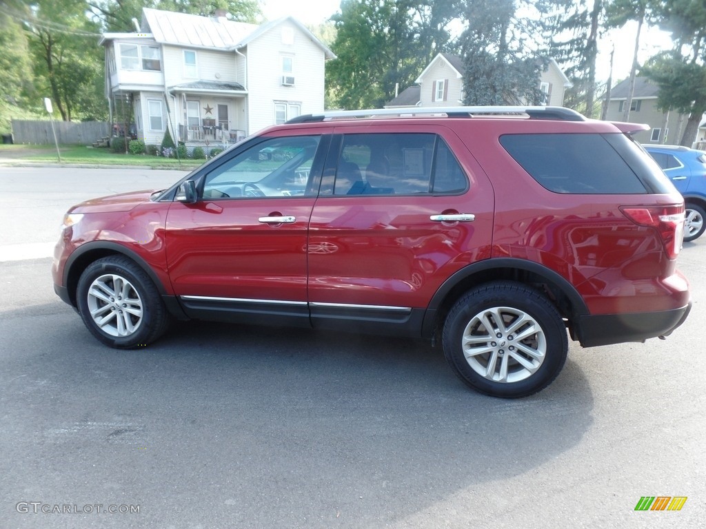 2015 Explorer XLT 4WD - Ruby Red / Charcoal Black photo #5