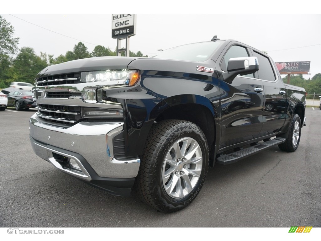 2019 Silverado 1500 LTZ Crew Cab 4WD - Black / Jet Black photo #3