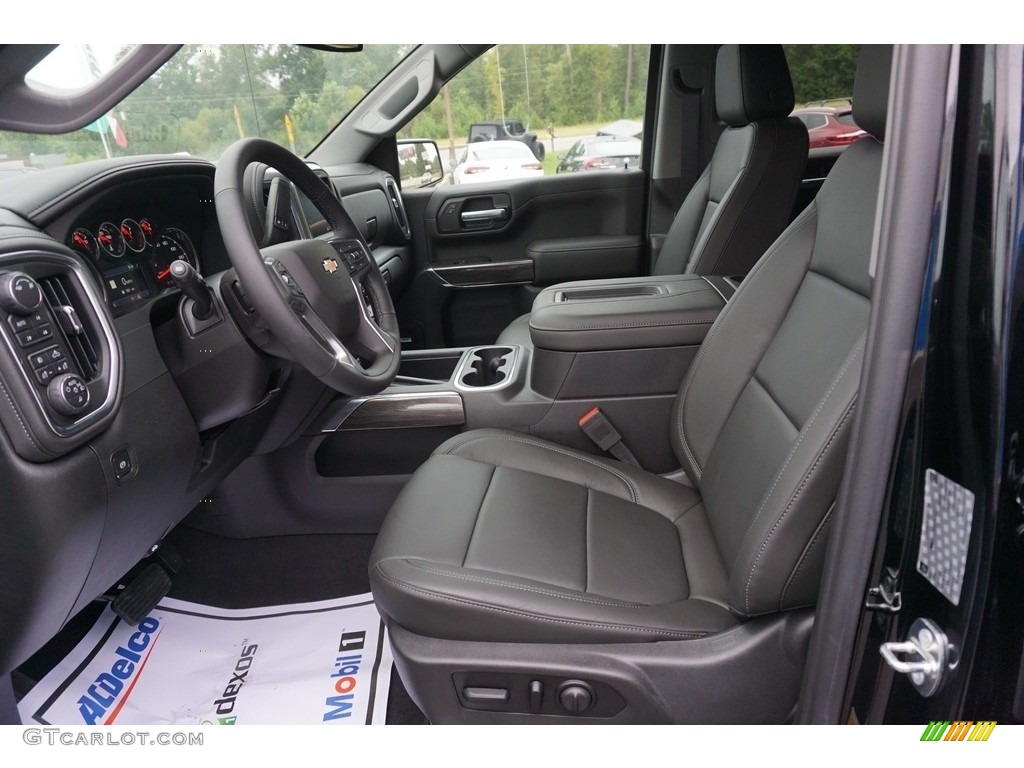 Jet Black Interior 2019 Chevrolet Silverado 1500 LTZ Crew Cab 4WD Photo #129218980