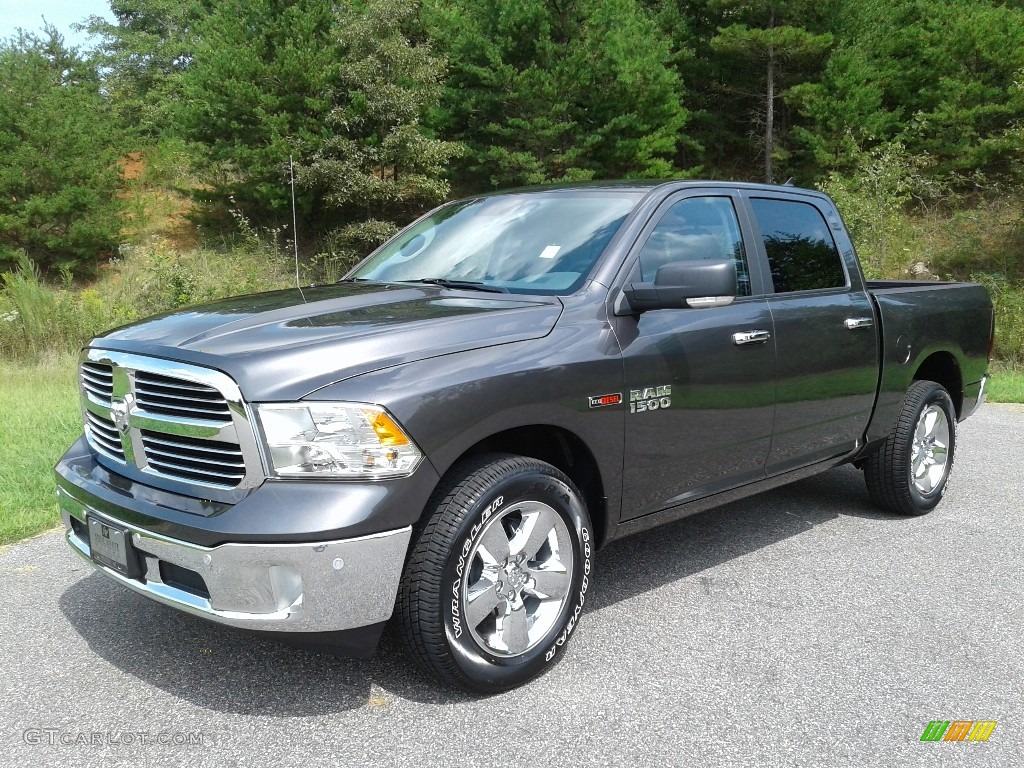 Granite Crystal Metallic 2018 Ram 1500 Big Horn Crew Cab 4x4 Exterior Photo #129219376