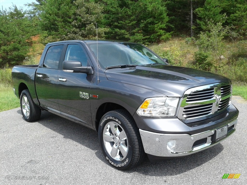 2018 1500 Big Horn Crew Cab 4x4 - Granite Crystal Metallic / Black/Diesel Gray photo #4