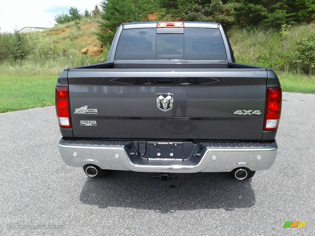 2018 1500 Big Horn Crew Cab 4x4 - Granite Crystal Metallic / Black/Diesel Gray photo #7