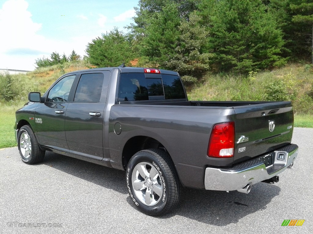 2018 1500 Big Horn Crew Cab 4x4 - Granite Crystal Metallic / Black/Diesel Gray photo #8