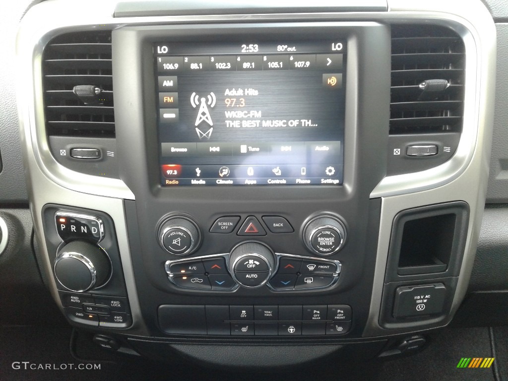 2018 1500 Big Horn Crew Cab 4x4 - Granite Crystal Metallic / Black/Diesel Gray photo #19