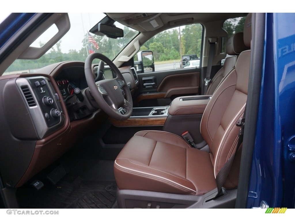 2019 Silverado 2500HD High Country Crew Cab 4WD - Deep Ocean Blue Metallic / High Country Saddle photo #5