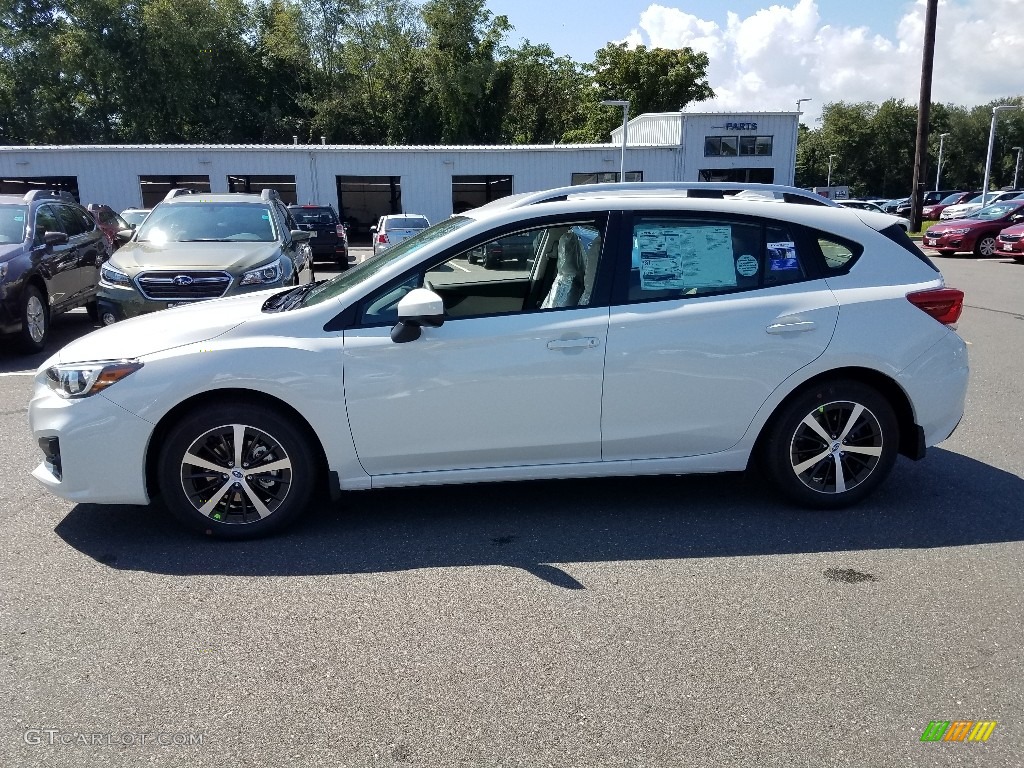 2019 Impreza 2.0i Premium 5-Door - Crystal White Pearl / Ivory photo #3