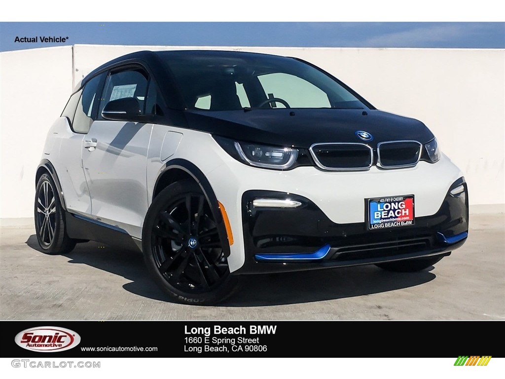 2018 i3 S with Range Extender - Capparis White / Deka Dark Cloth photo #1