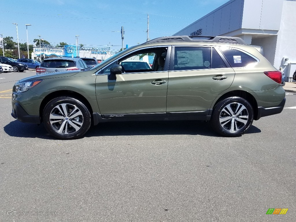 Wilderness Green Metallic 2019 Subaru Outback 3.6R Limited Exterior Photo #129222447